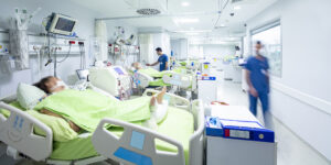 Emergency ward in a hospital
